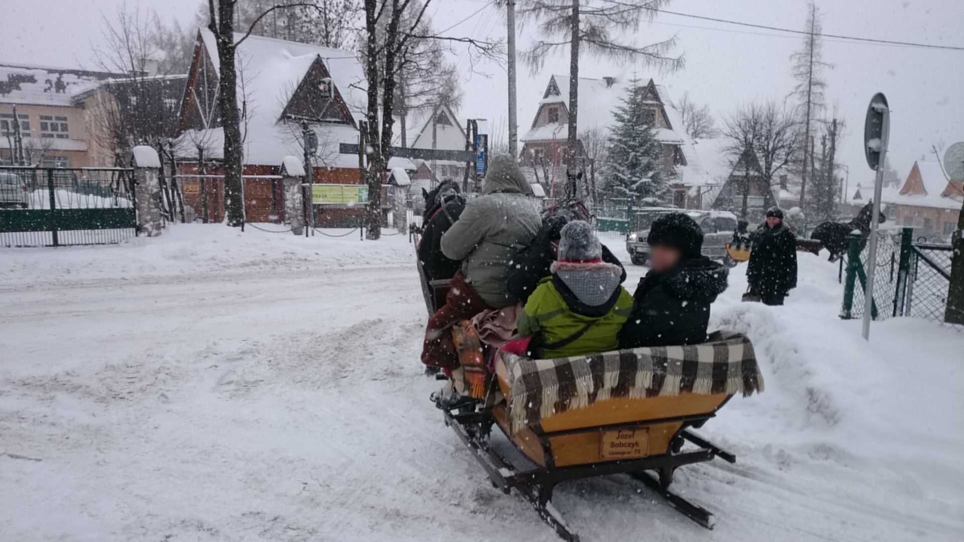 kulig w Dolinie Kościeliskiej